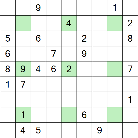 Center Dot Sudoku - Hard