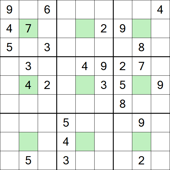 Center Dot Sudoku - Hard