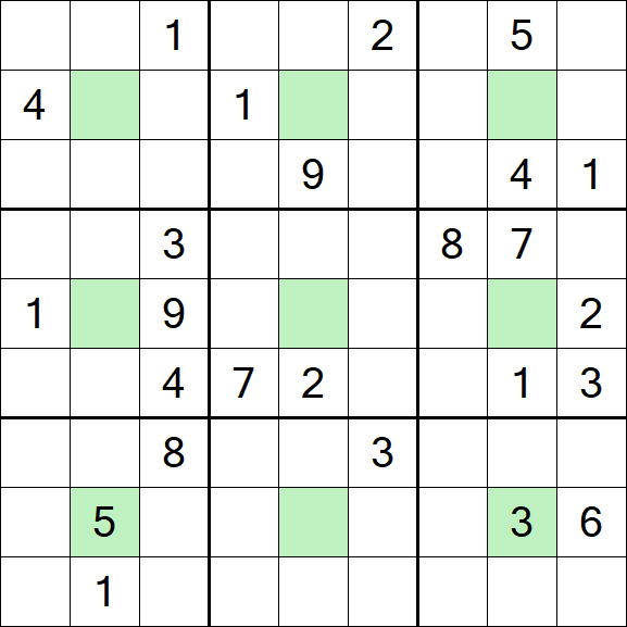 Center Dot Sudoku - Hard