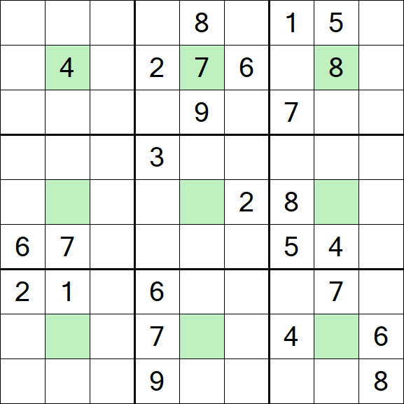 Center Dot Sudoku - Hard