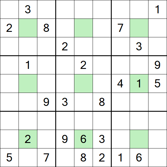 Center Dot Sudoku - Hard