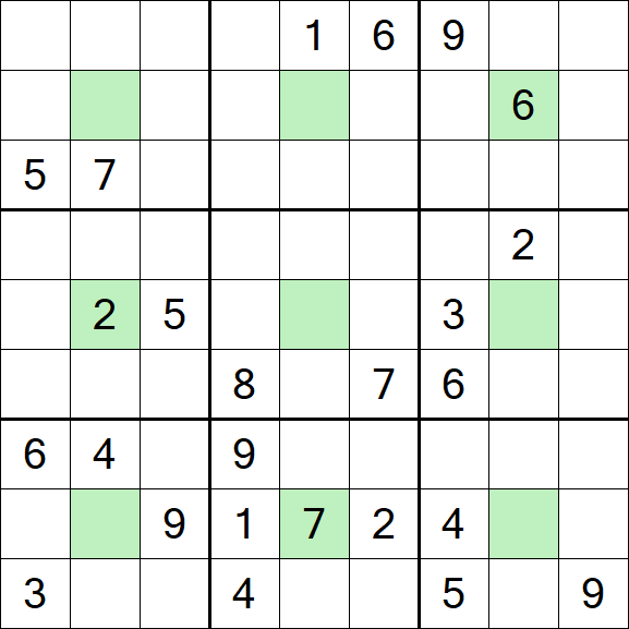 Center Dot Sudoku - Hard