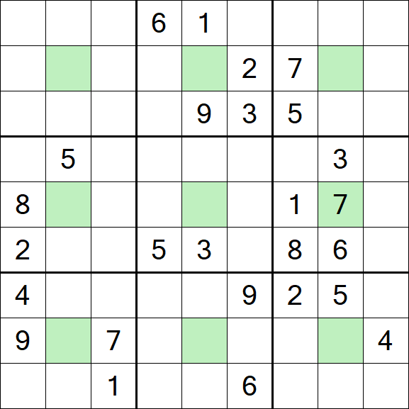 Center Dot Sudoku - Hard