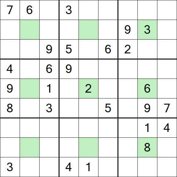 Center Dot Sudoku - Hard