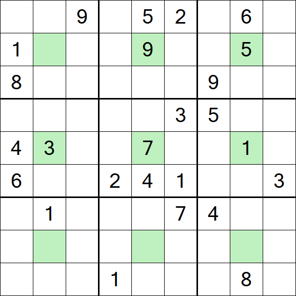Center Dot Sudoku - Hard