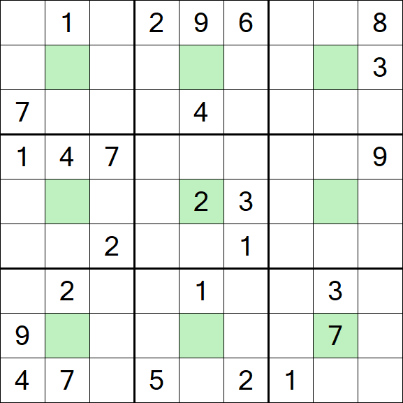 Center Dot Sudoku - Hard