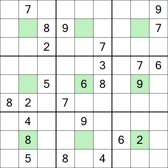 Center Dot Sudoku - Hard