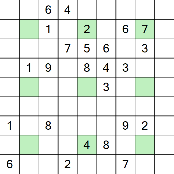 Center Dot Sudoku - Hard
