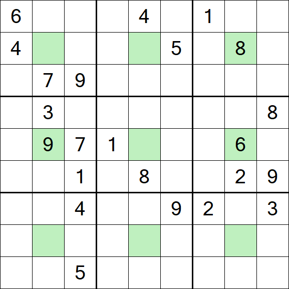 Center Dot Sudoku - Hard