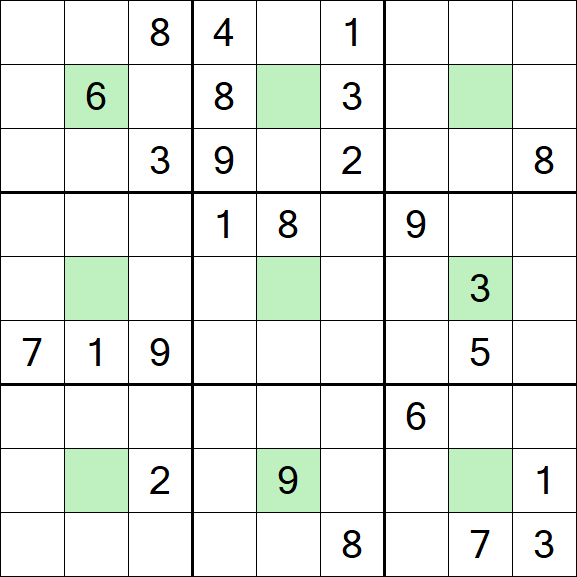 Center Dot Sudoku - Hard