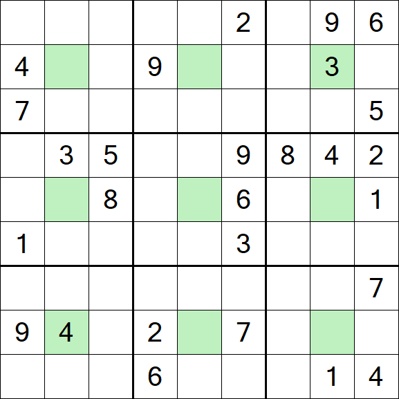 Center Dot Sudoku - Hard