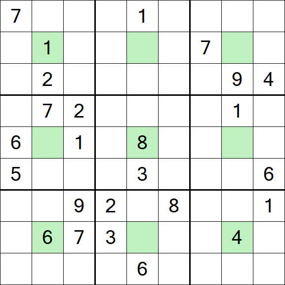 Center Dot Sudoku - Difícil