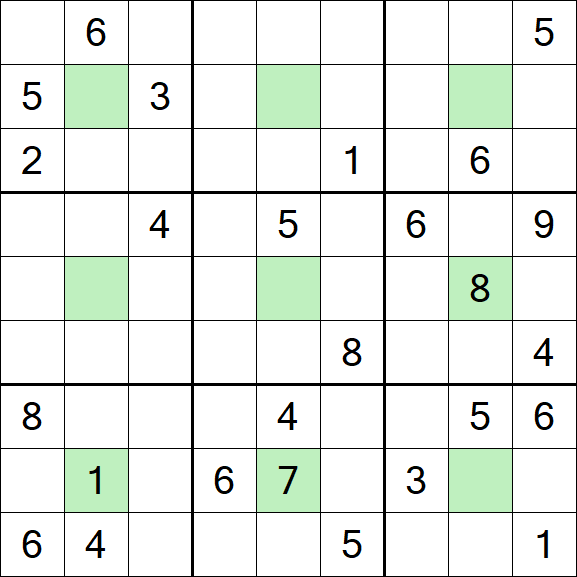 Center Dot Sudoku - Hard