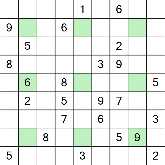 Center Dot Sudoku - Hard