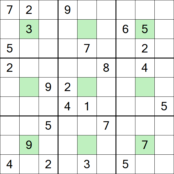 Center Dot Sudoku - Hard