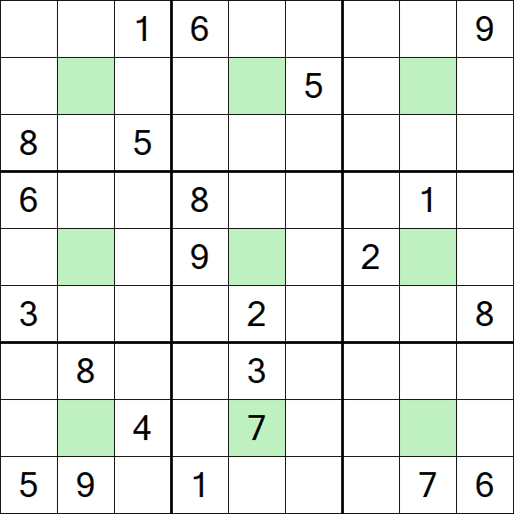 Center Dot Sudoku - Hard