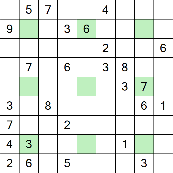 Center Dot Sudoku - Difícil