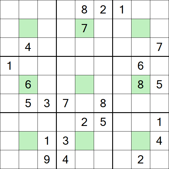 Center Dot Sudoku - Hard