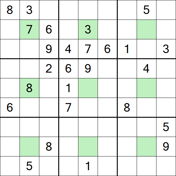 Center Dot Sudoku - Hard