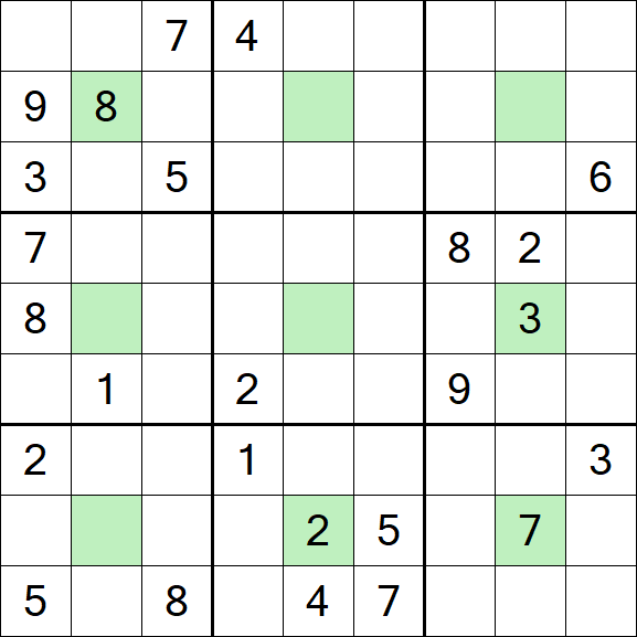 Center Dot Sudoku - Hard