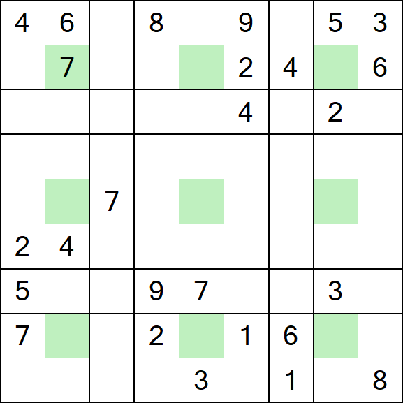 Center Dot Sudoku - Hard
