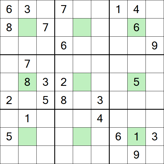 Center Dot Sudoku - Hard