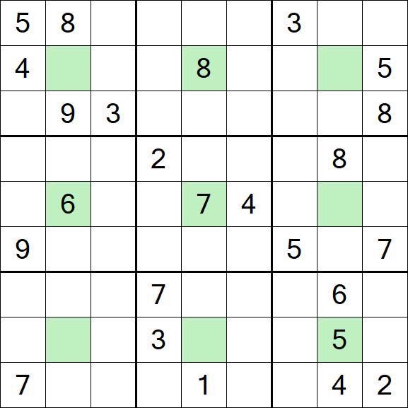 Center Dot Sudoku - Difícil