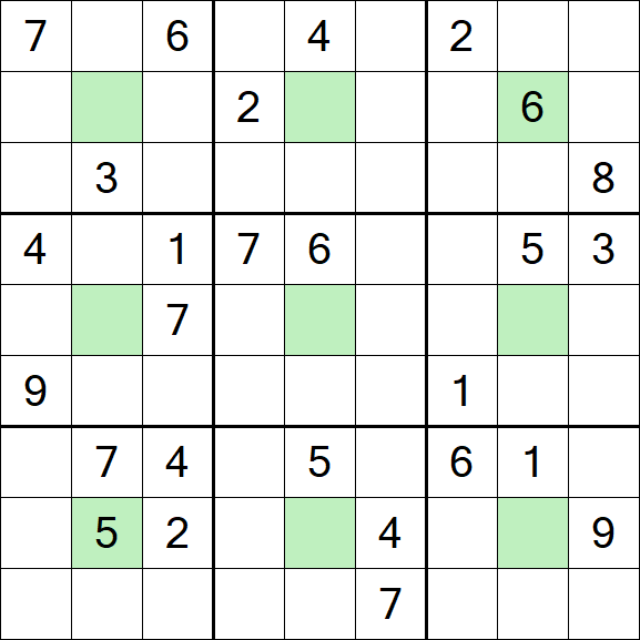 Center Dot Sudoku - Difficile