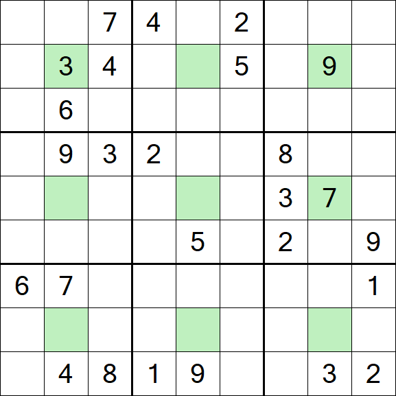 Center Dot Sudoku - Difficile