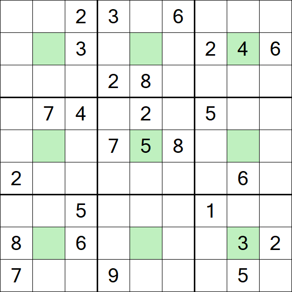 Center Dot Sudoku - Difficile
