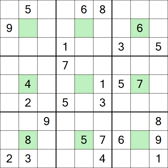 Center Dot Sudoku - Difícil