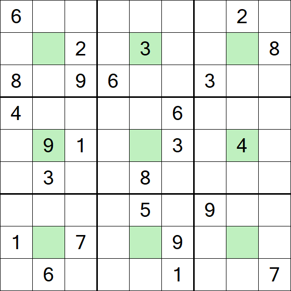 Center Dot Sudoku - Difficile
