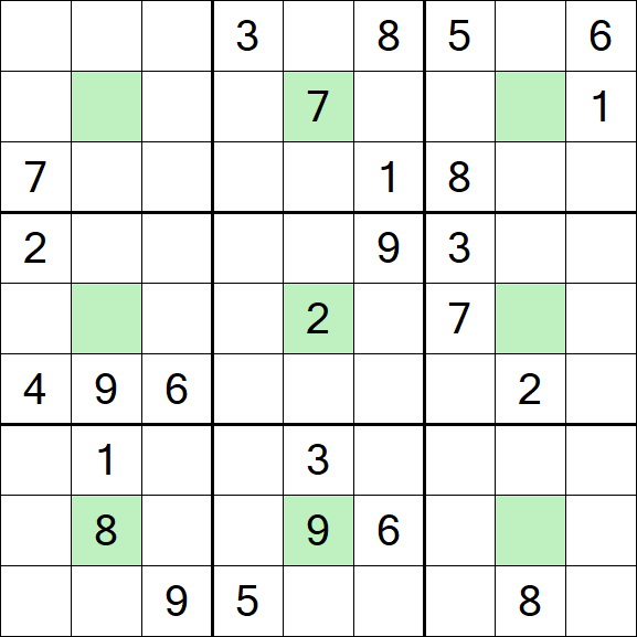 Center Dot Sudoku - Difficile