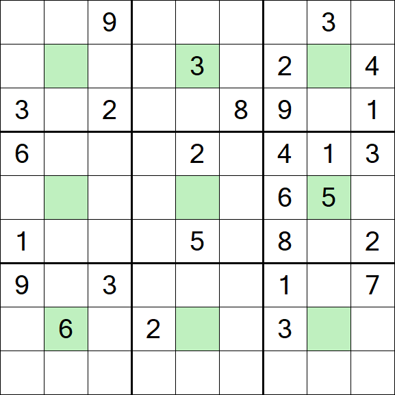 Center Dot Sudoku - Difficile