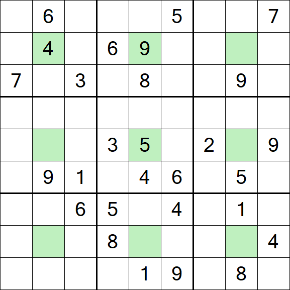 Center Dot Sudoku - Difícil