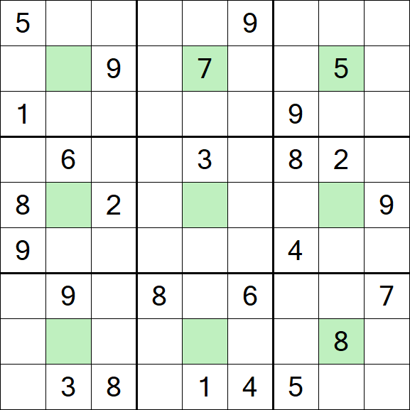 Center Dot Sudoku - Difícil