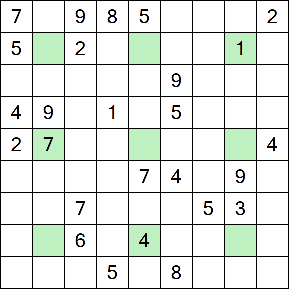 Center Dot Sudoku - Difícil