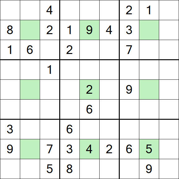 Center Dot Sudoku - Schwierig