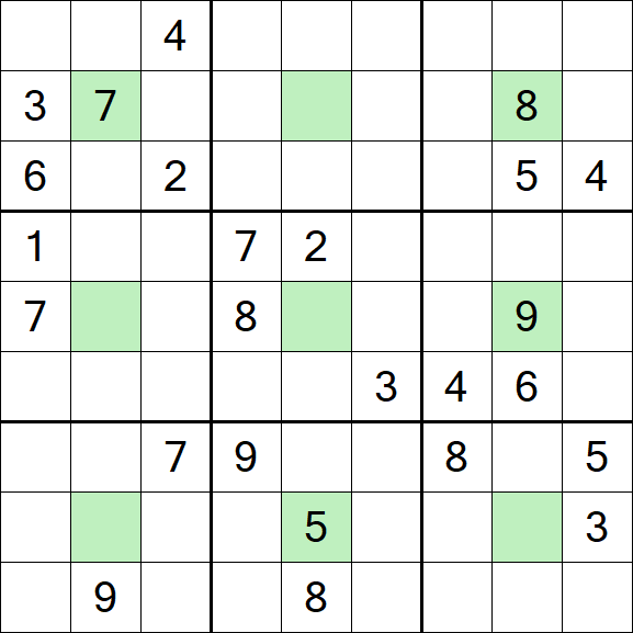Center Dot Sudoku - Hard