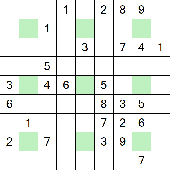 Center Dot Sudoku - Hard