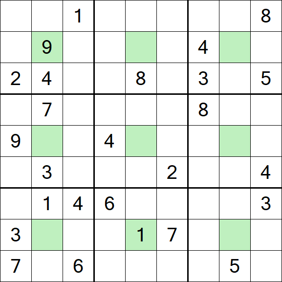 Center Dot Sudoku - Difícil