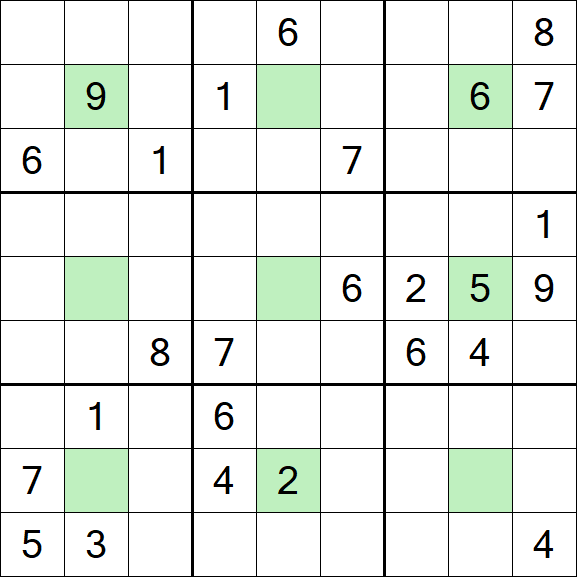 Center Dot Sudoku - Difícil