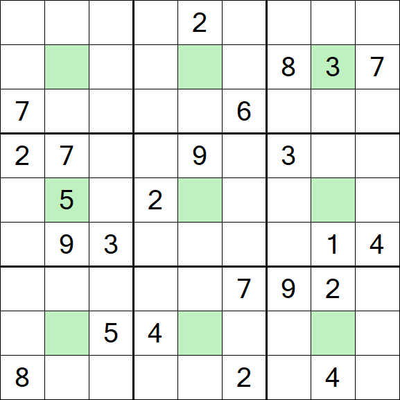 Center Dot Sudoku - Difícil