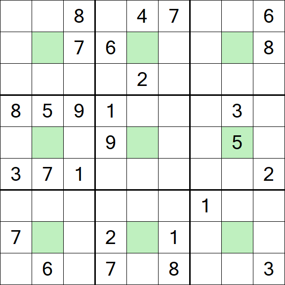 Center Dot Sudoku - Difícil