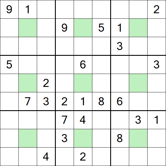 Center Dot Sudoku - Difícil