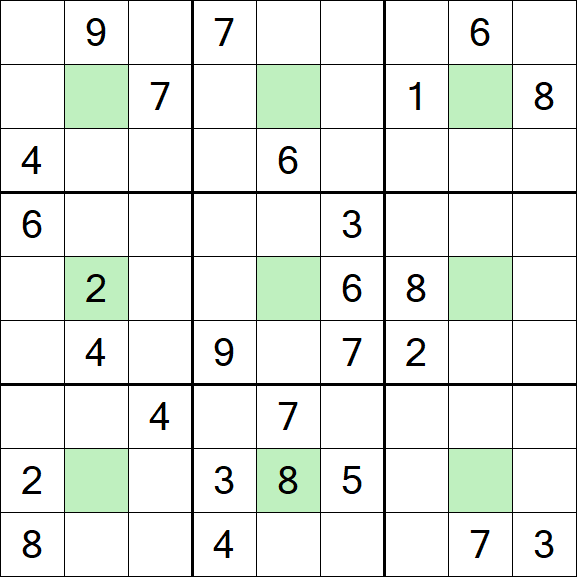 Center Dot Sudoku - Difficile