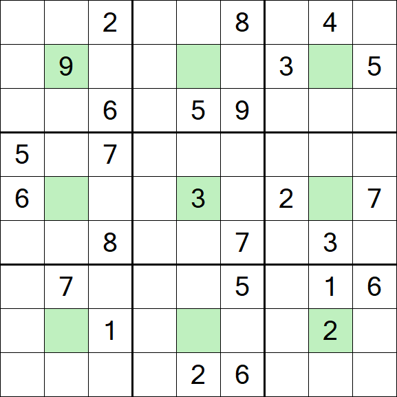 Center Dot Sudoku - Difícil