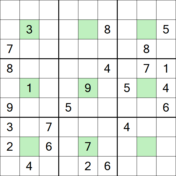 Center Dot Sudoku - Difficile