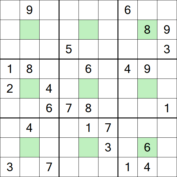 Center Dot Sudoku - Difícil