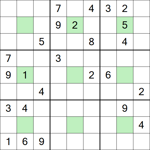 Center Dot Sudoku - Difícil